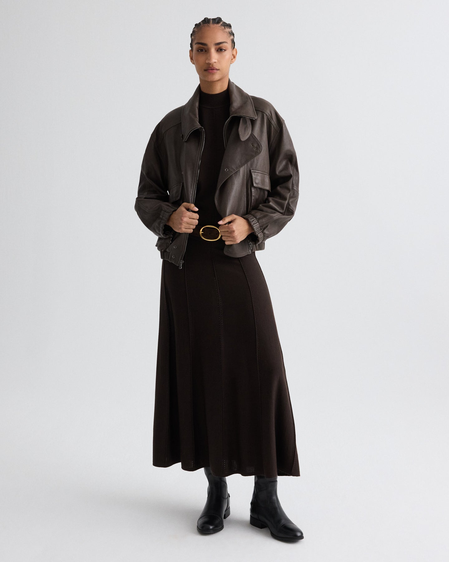 Delicioso Hunter Jacket in Dolce Leather | TWP