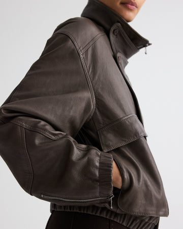TWP Delicioso Hunter Jacket in Dolce Leather view 3