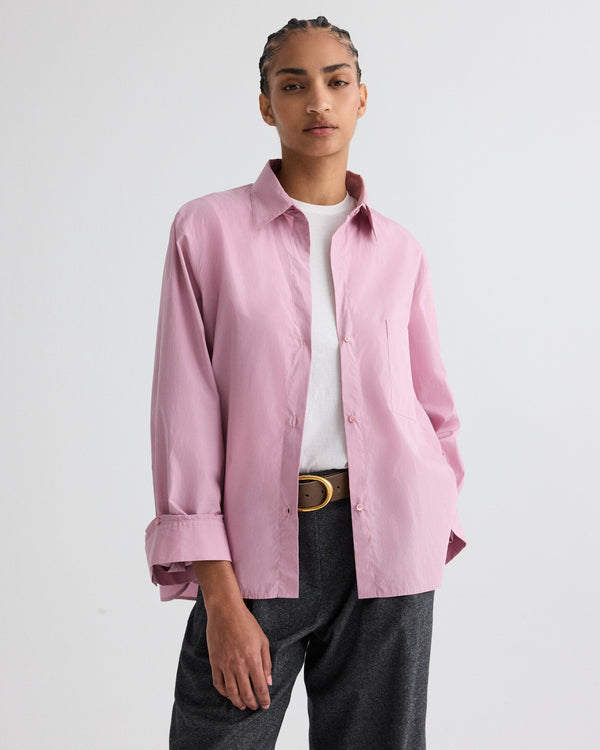 TWP Lilas Next Morning Shirt in Superfine Cotton view 2