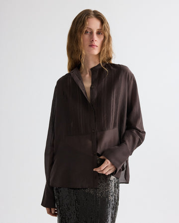 TWP Delicioso The Night Before Shirt in Cotton Silk Organza view 1