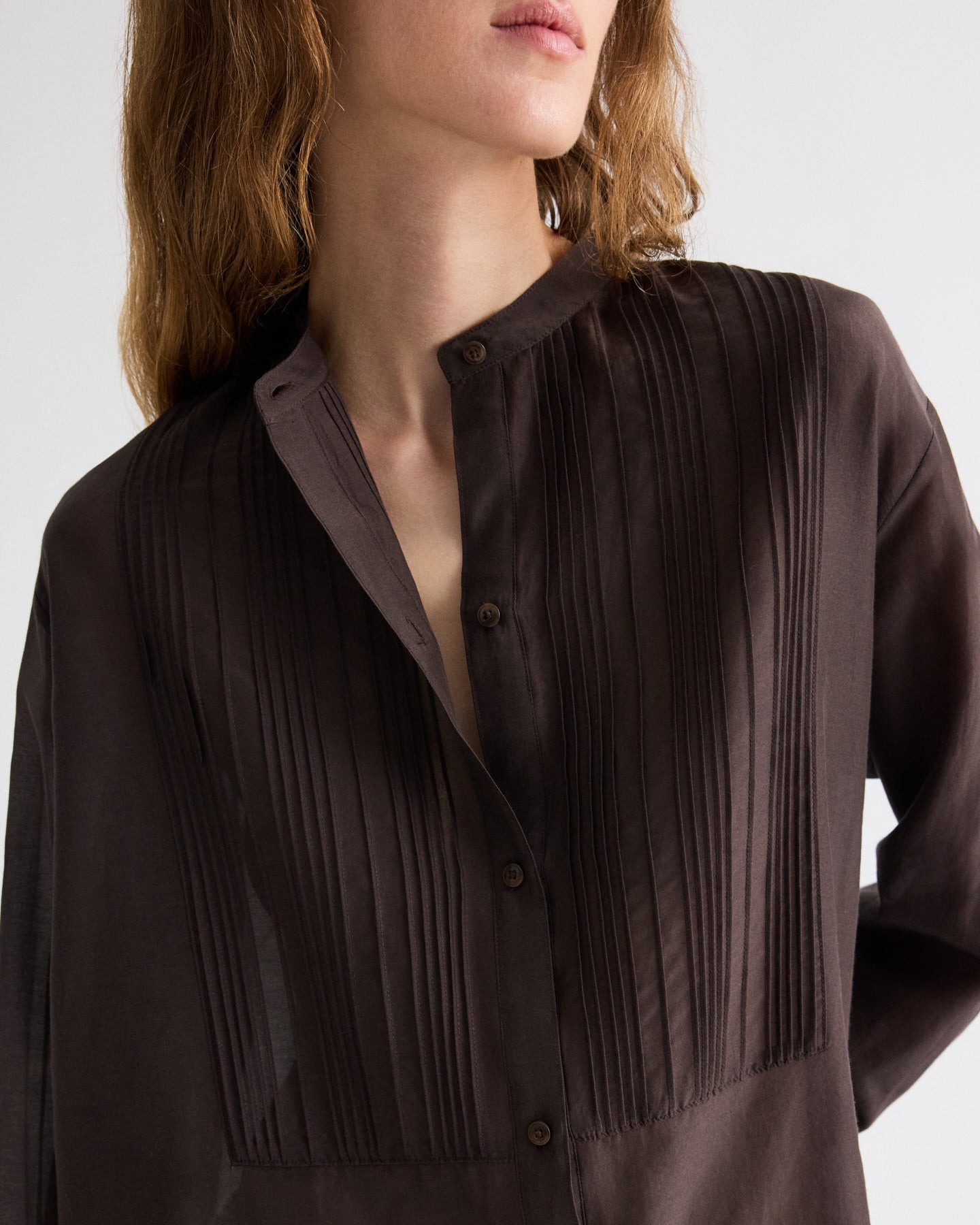 TWP Delicioso The Night Before Shirt in Cotton Silk Organza view 2