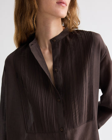TWP Delicioso The Night Before Shirt in Cotton Silk Organza view 2
