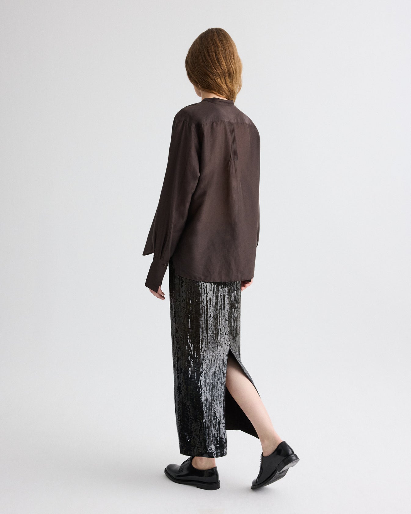 TWP Delicioso The Night Before Shirt in Cotton Silk Organza view 5