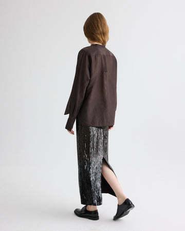 TWP Delicioso The Night Before Shirt in Cotton Silk Organza view 5