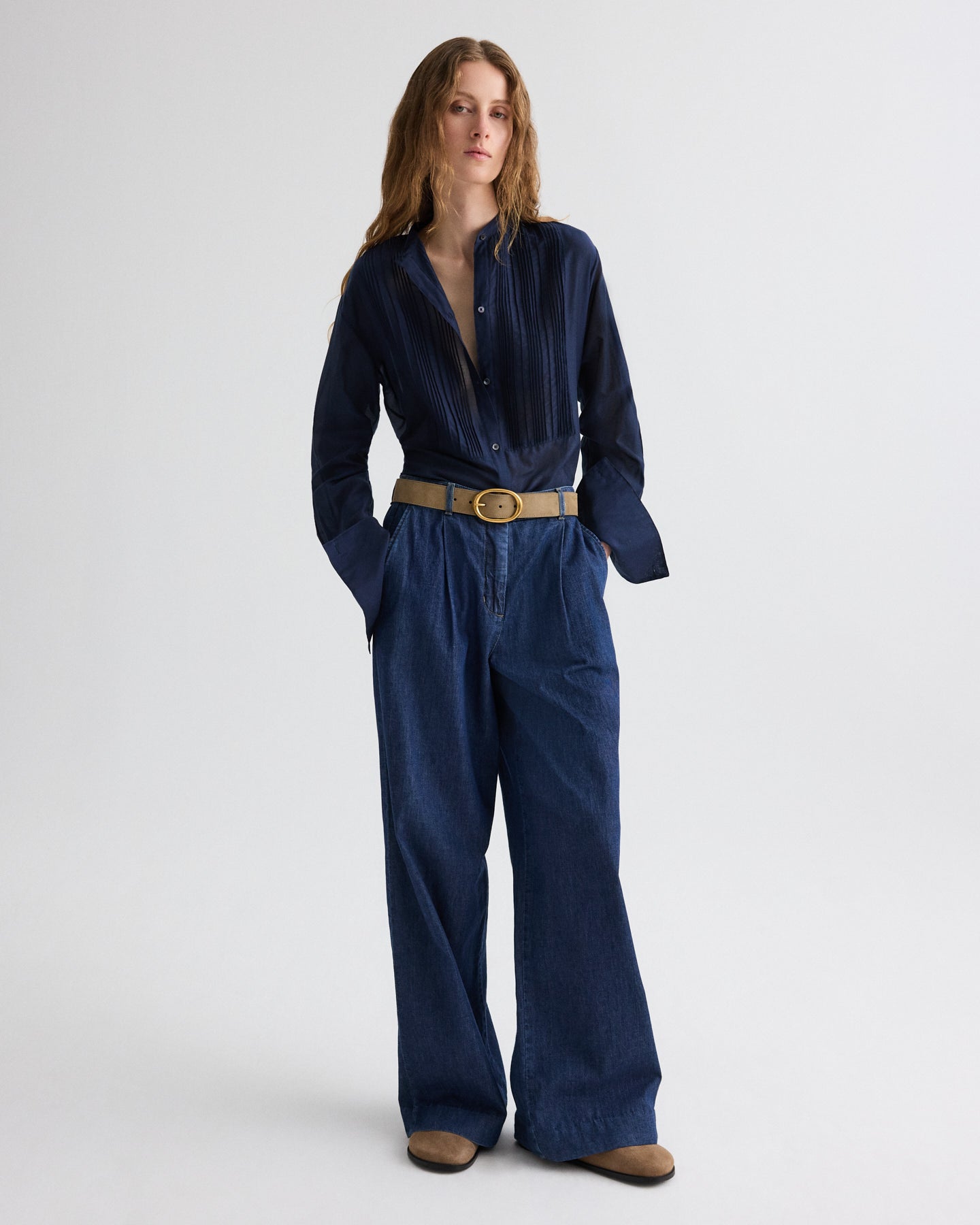 TWP Midnight The Night Before Top in Cotton Silk Organza view 3