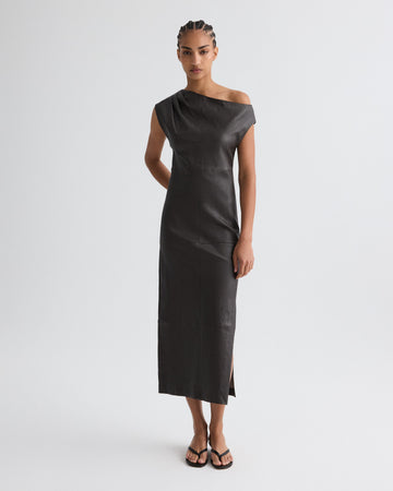 TWP Delicioso Marlowe Dress in Stretch Leather view 1