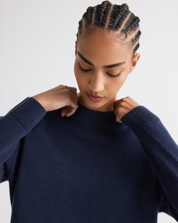 TWP Selvedge Boy Crewneck Sweater in Italian Cashmere view 1