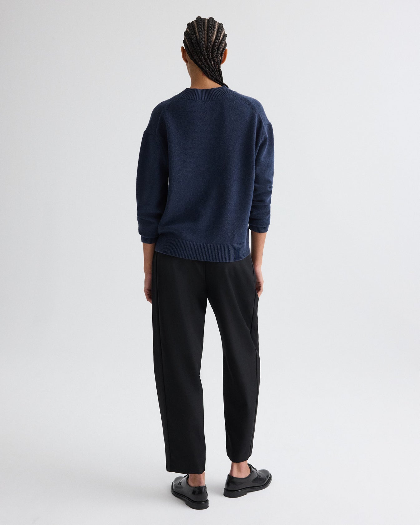 TWP Selvedge Boy Crewneck Sweater in Italian Cashmere view 5