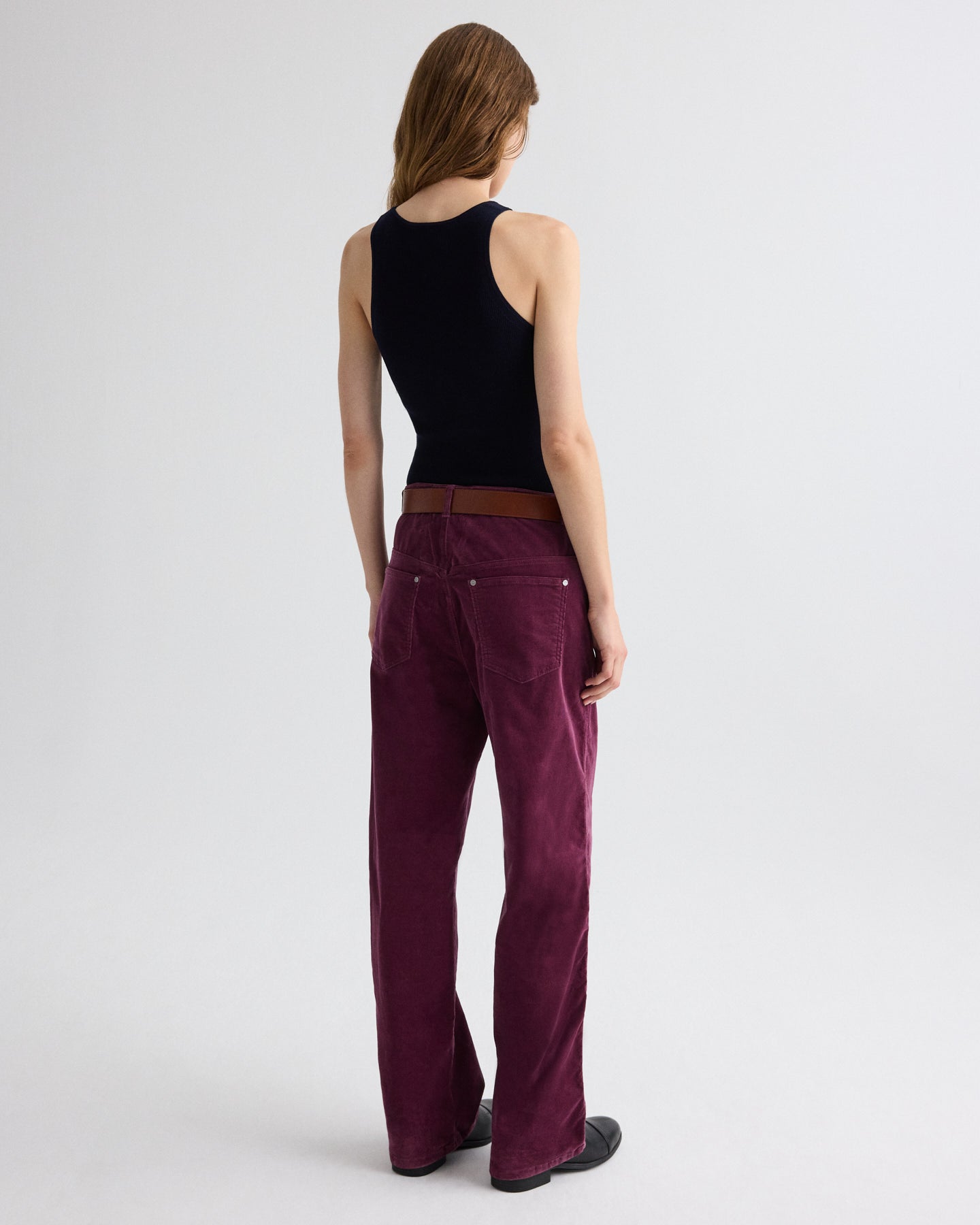Dark midnight Harbor Tank in Cotton Silk | TWP