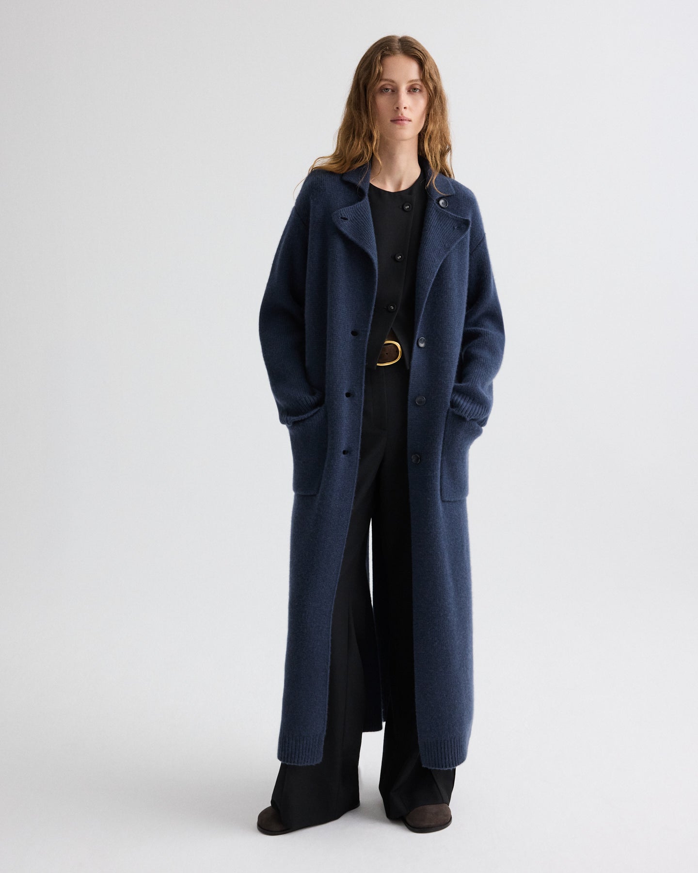 Selvedge Sunday Morning Cardigan Coat in Italian Cashmere | TWP