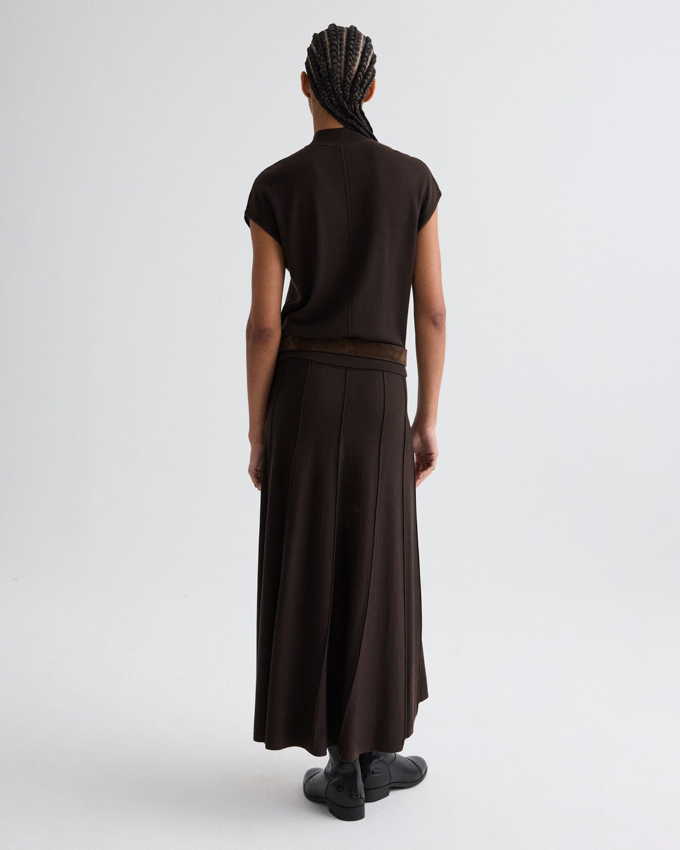 TWP Delicioso Willow Skirt in Merino Wool view 5
