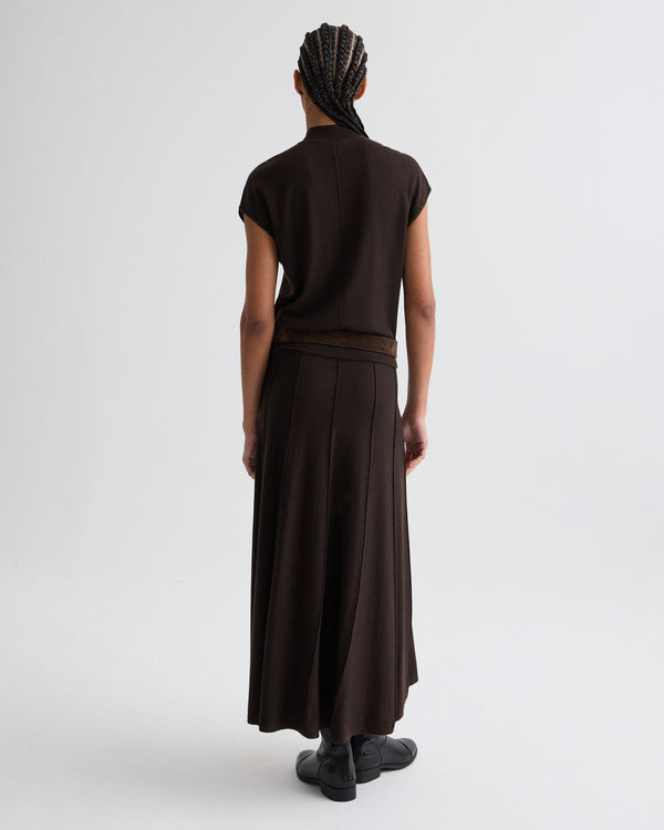 TWP Delicioso Willow Skirt in Merino Wool view 5