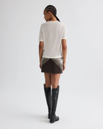 TWP Birch True Crewneck in Superfine Cashmere view 5