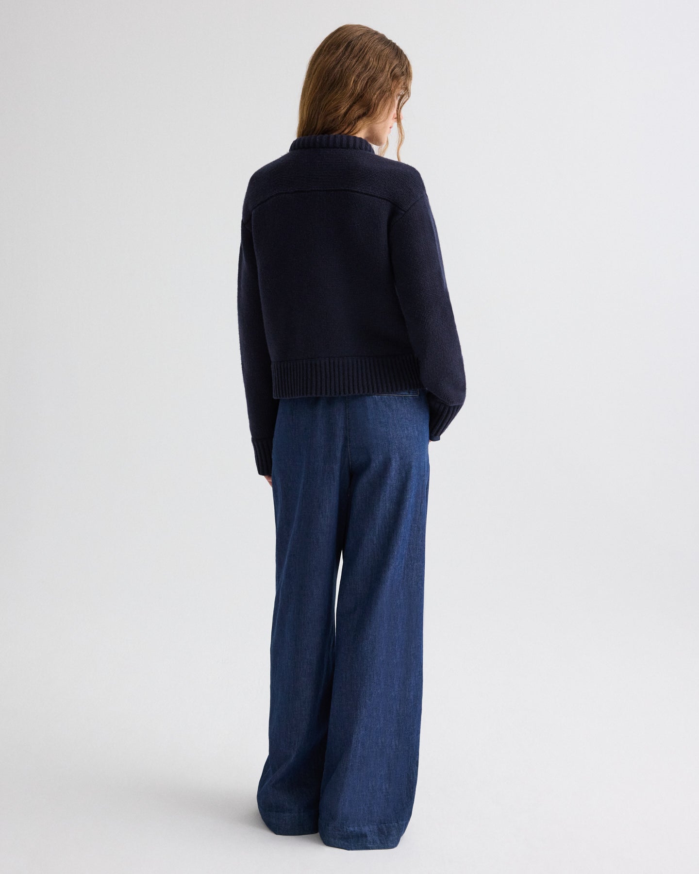 TWP Midnight Connor Cardigan in Cashmere view 5