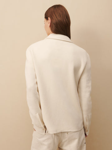 TWP Ivory Theo Jacket in Cashmere view 5