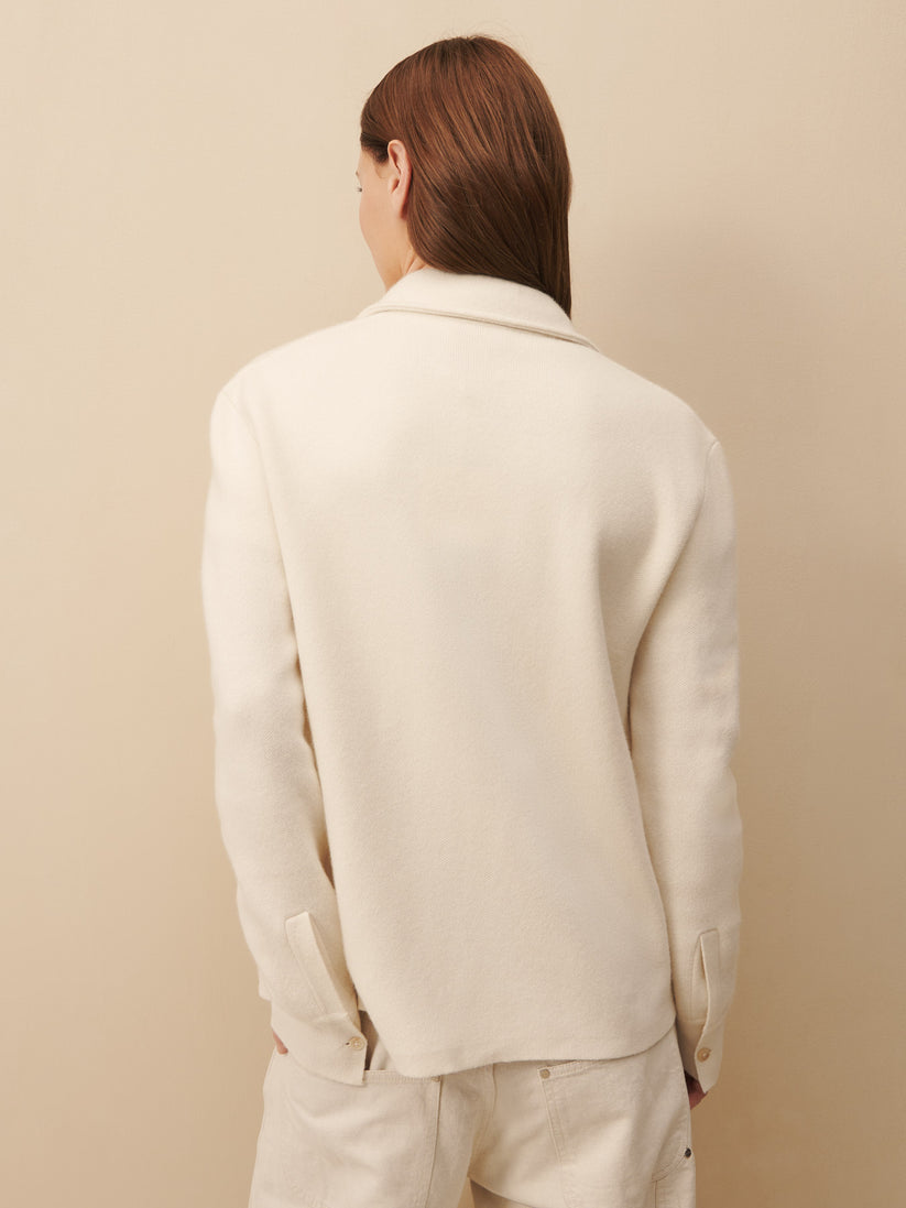 TWP Ivory Theo Jacket in Cashmere view 4