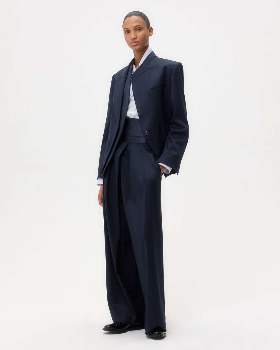 TWP Midnight Mick&#39;s Wife Jacket in Italian Wool Twill view 3