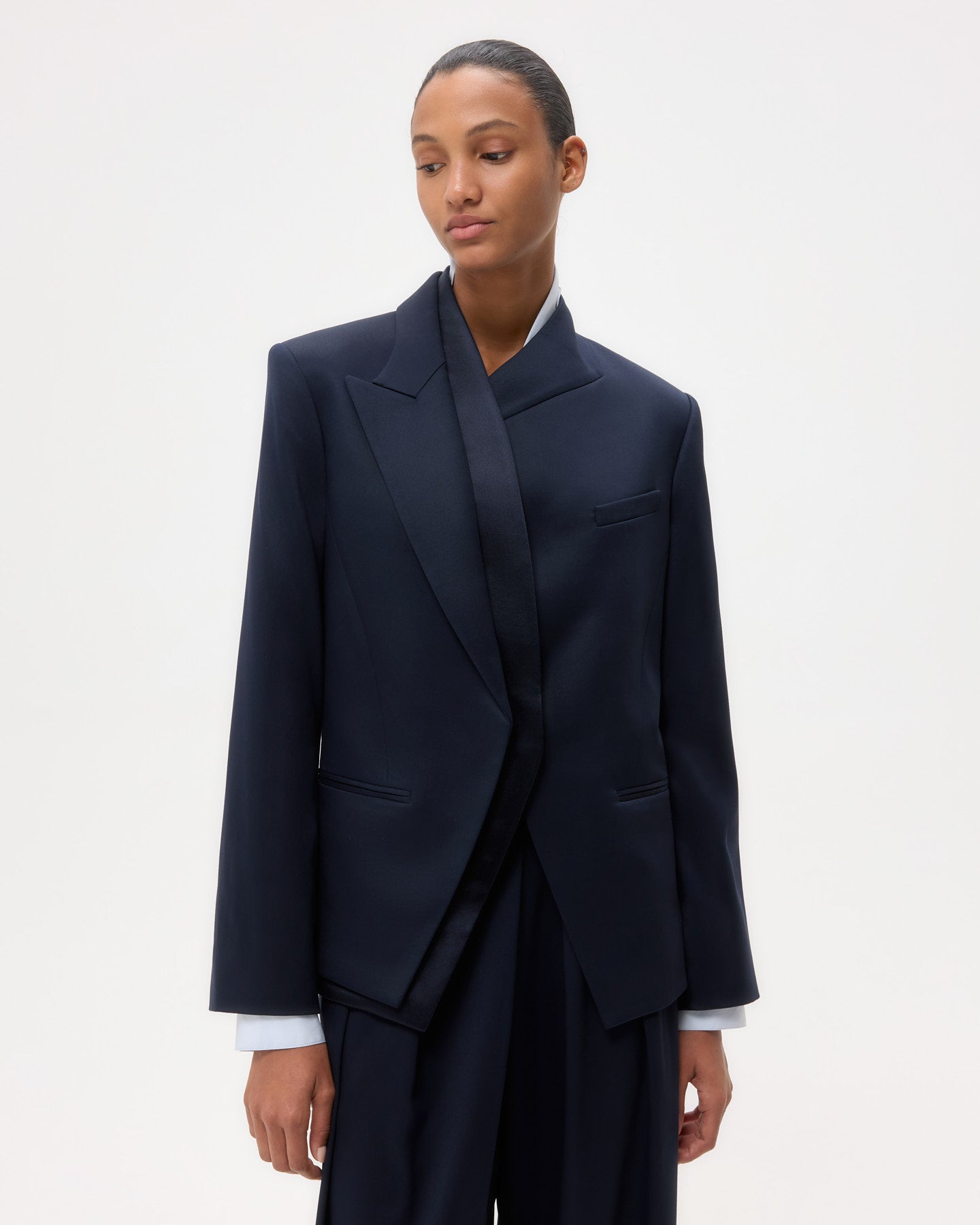 TWP Midnight Mick&#39;s Wife Jacket in Italian Wool Twill view 2