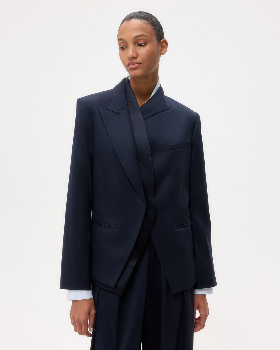 TWP Midnight Mick&#39;s Wife Jacket in Italian Wool Twill view 2