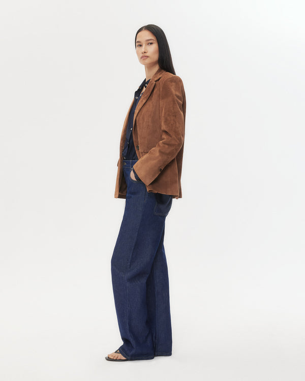 TWP Martora Jillian Blazer in Heavy Suede view 5