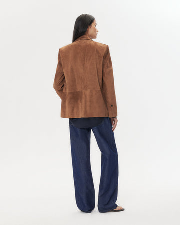 TWP Martora Jillian Blazer in Heavy Suede view 1