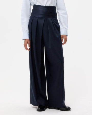 Delancey St. Pant in Silk Finish Twill