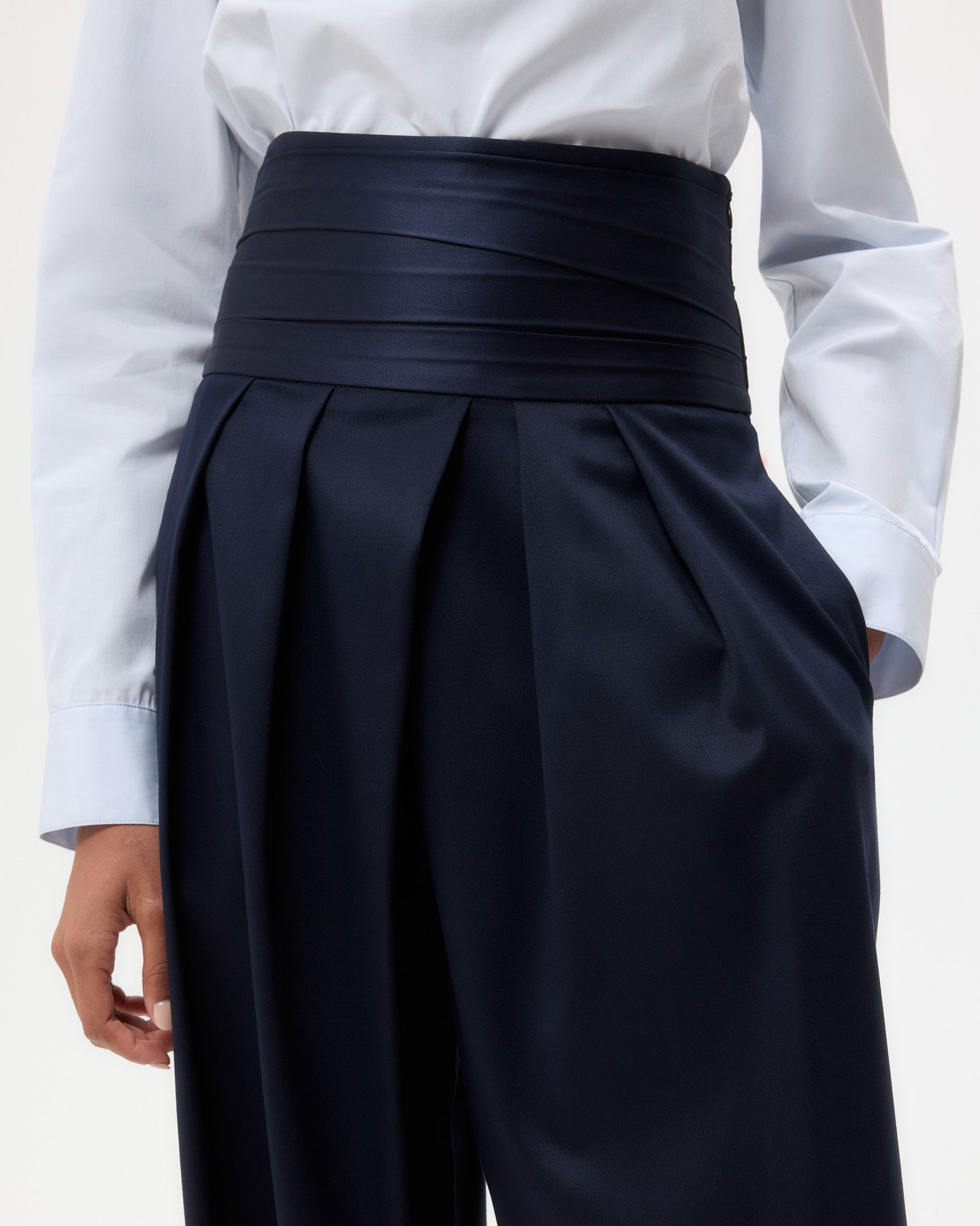 TWP Midnight Delancey St. Pant in Silk Finish Twill view 2