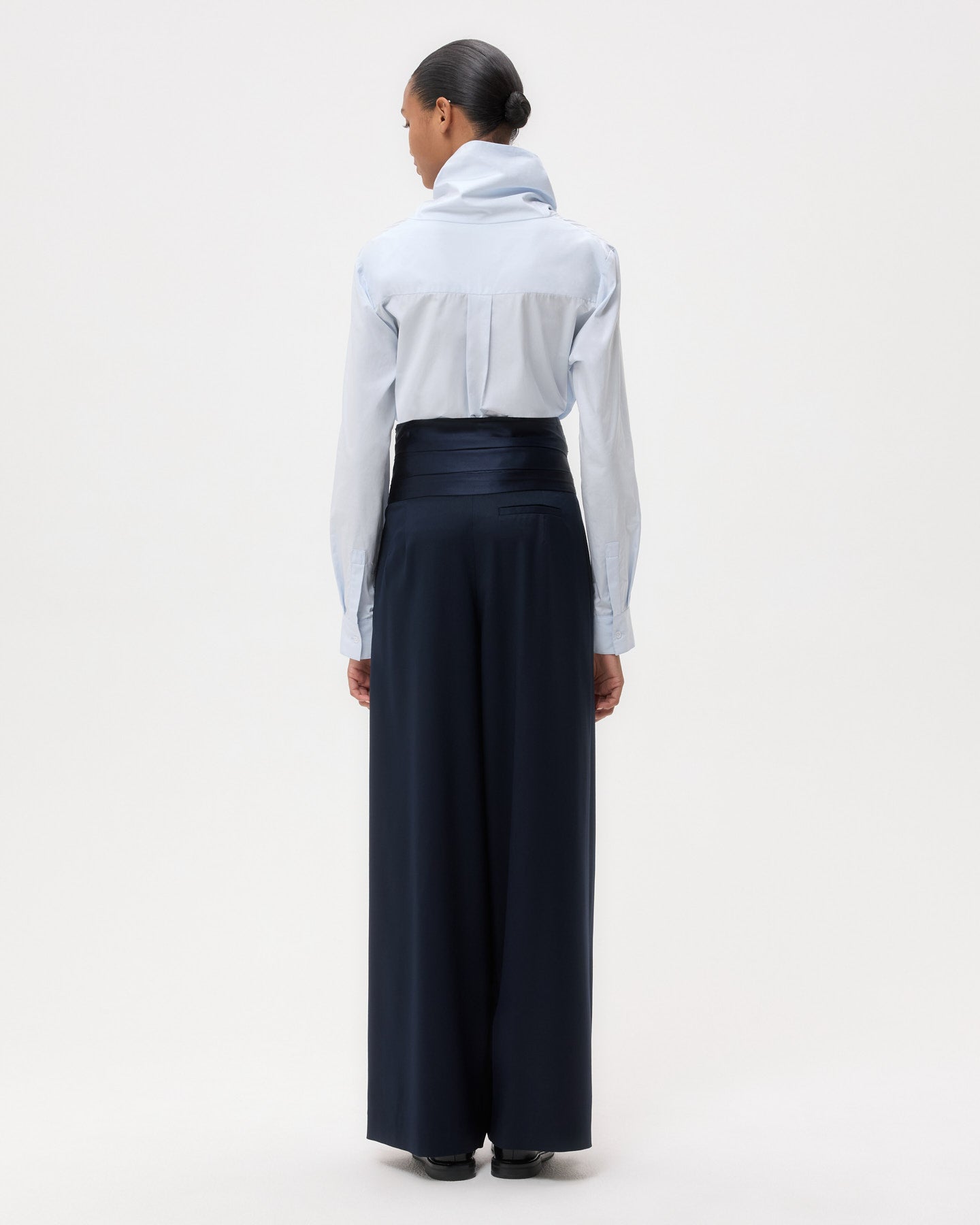 TWP Midnight Delancey St. Pant in Silk Finish Twill view 5