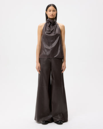 TWP After dark Friday Night Top in Paper Leather view 6
