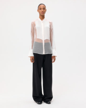 TWP Ivory Peyton Top in Silk Organza view 1