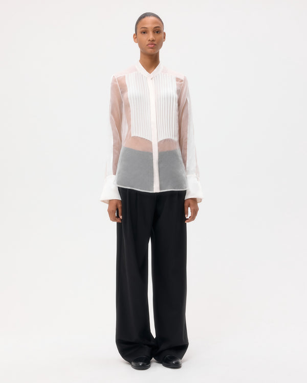 TWP Ivory Peyton Top in Silk Organza view 1