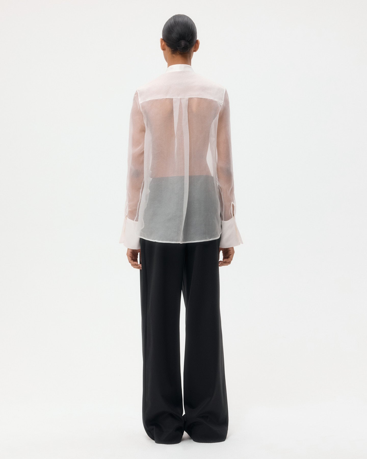 TWP Ivory Peyton Top in Silk Organza view 5