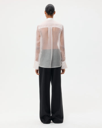 TWP Ivory Peyton Top in Silk Organza view 5