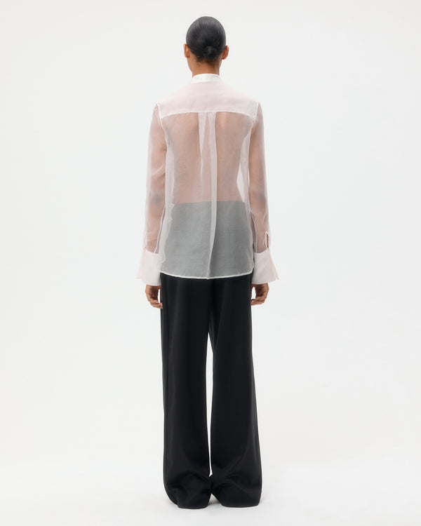 TWP Ivory Peyton Top in Silk Organza view 5