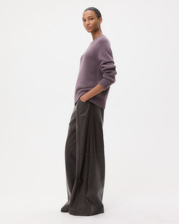 TWP Smoked lavender New Jill Crewneck in Cashmere view 4
