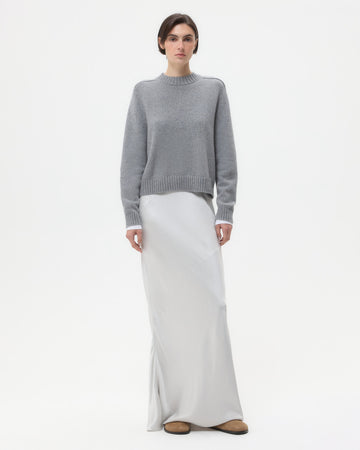 TWP Grey New Jill Crewneck in Cashmere view 6