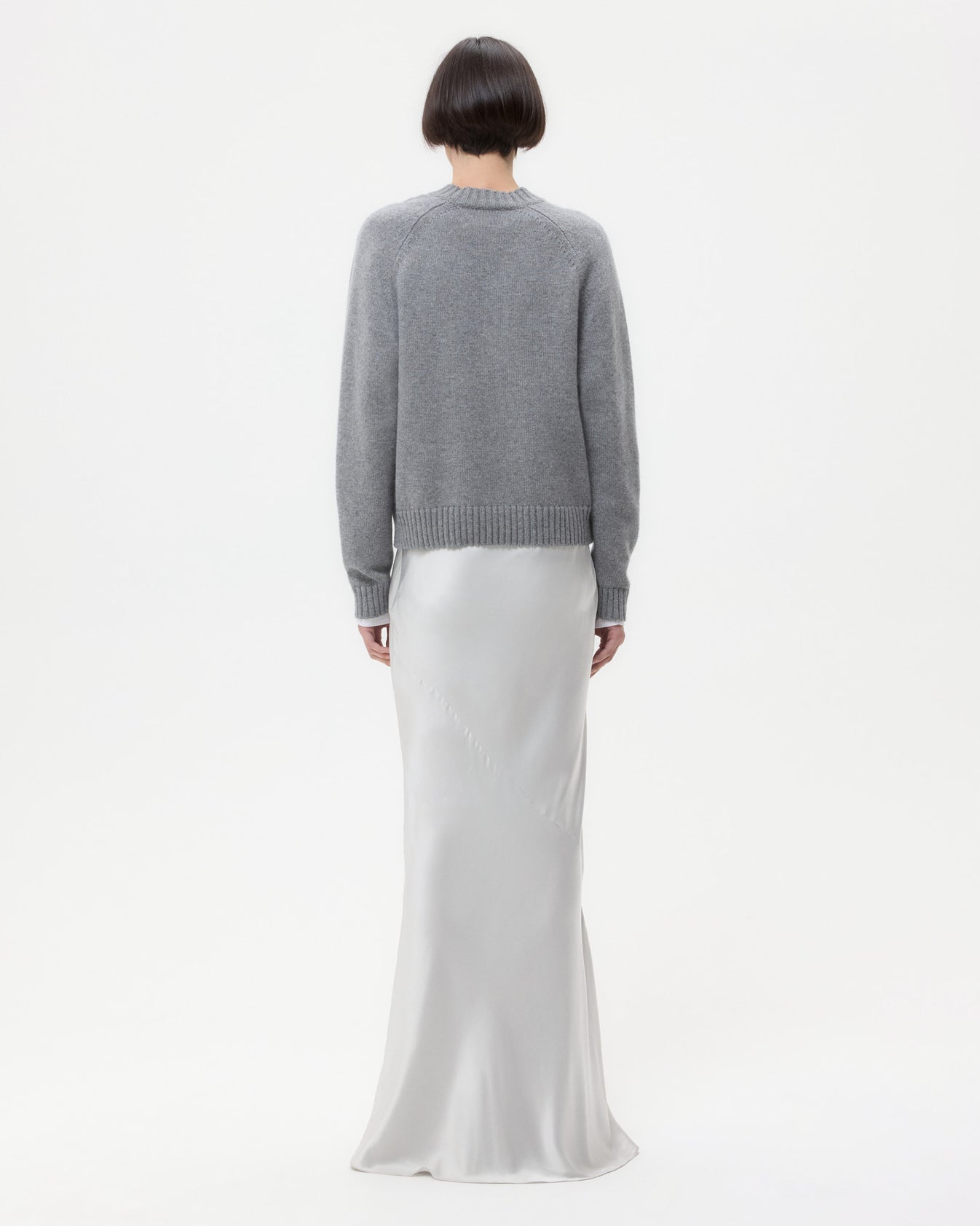 TWP Grey New Jill Crewneck in Cashmere view 5