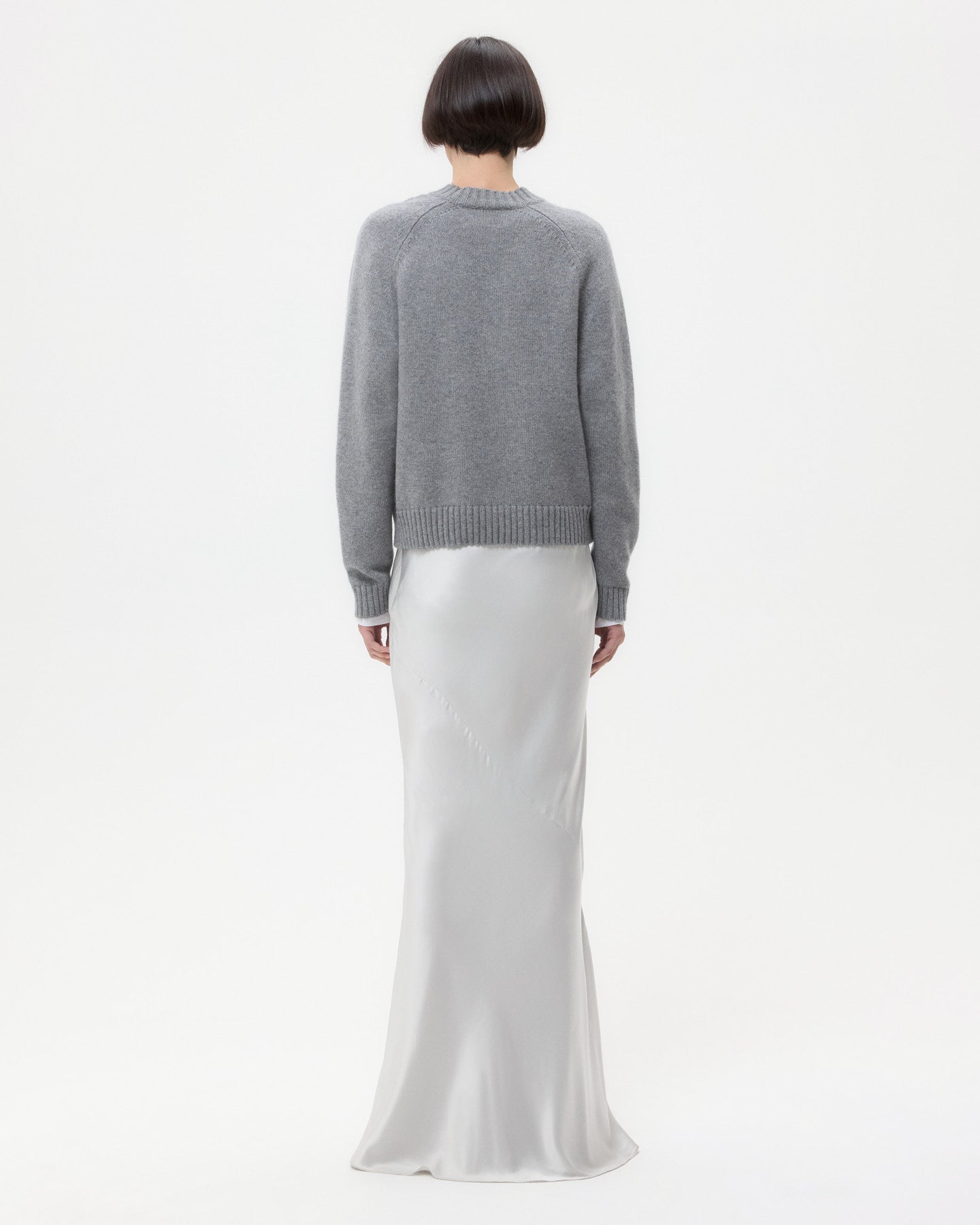 TWP Grey New Jill Crewneck in Cashmere view 5