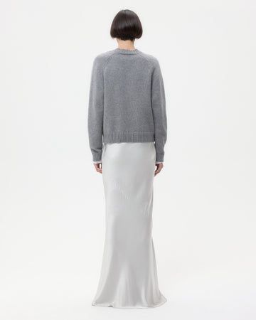 TWP Grey New Jill Crewneck in Cashmere view 5
