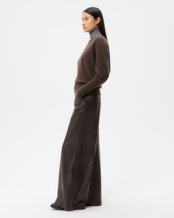 TWP Peat Off The Shoulder Knit in Cashmere view 4