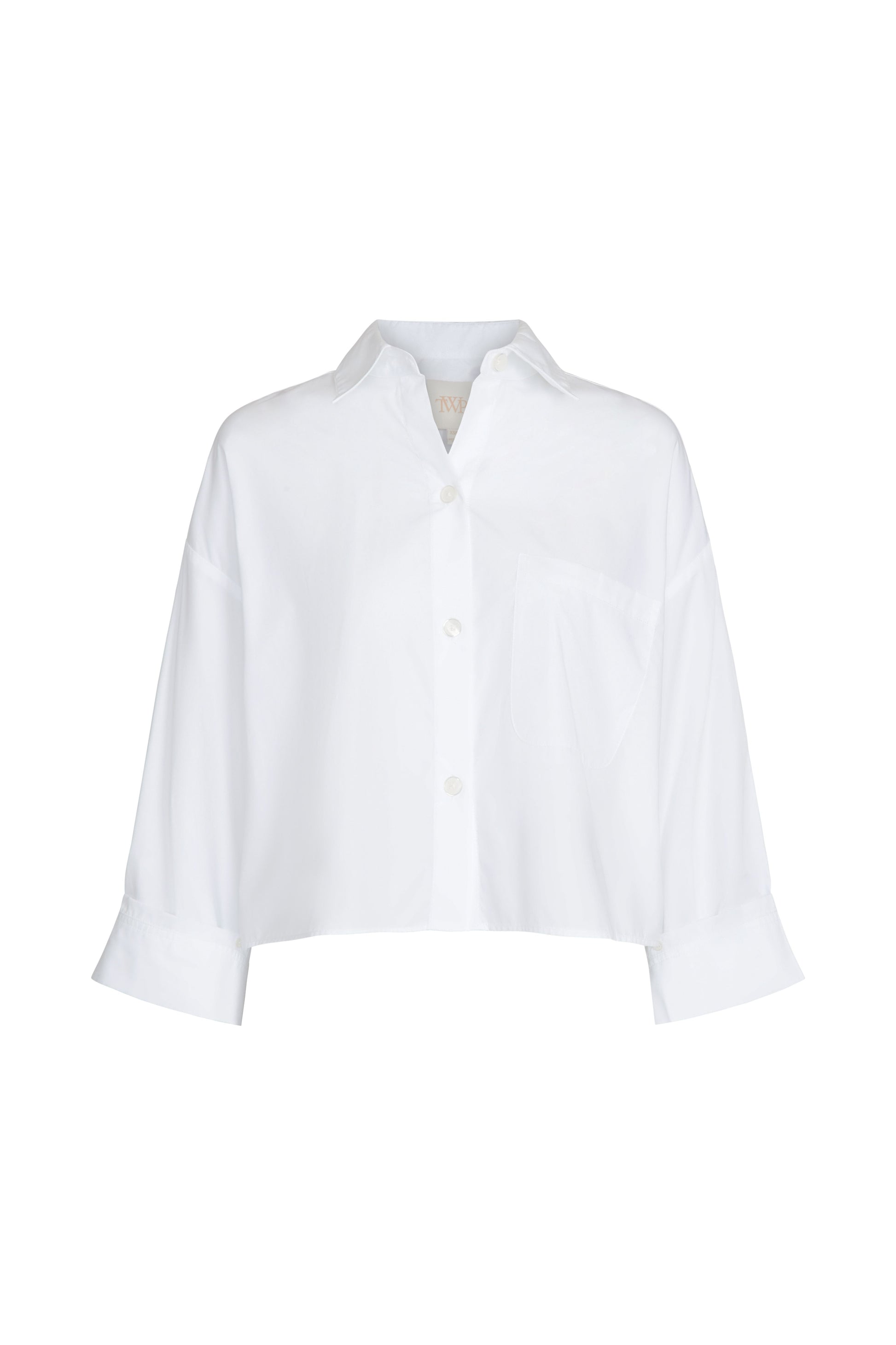 TWP White Soon to be Ex Shirt in Superfine Cotton view 6