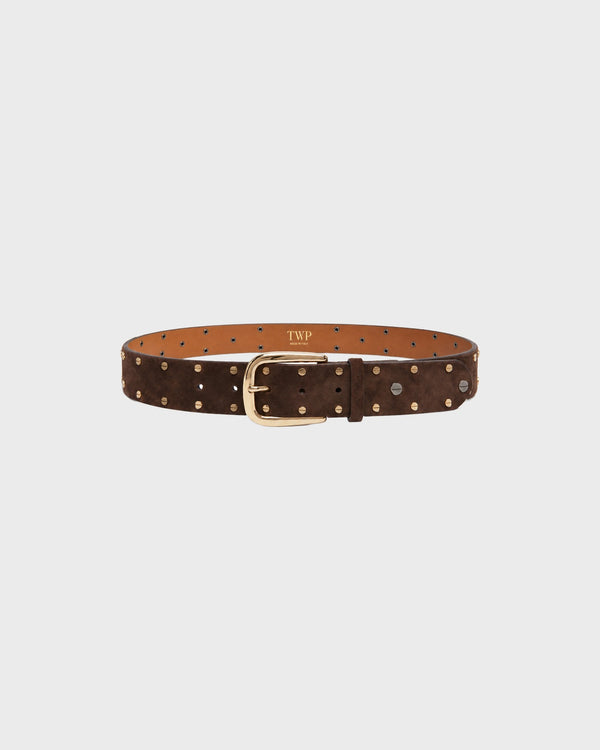 TWP Bracken NAILHEAD BELT - BRACKEN view 1