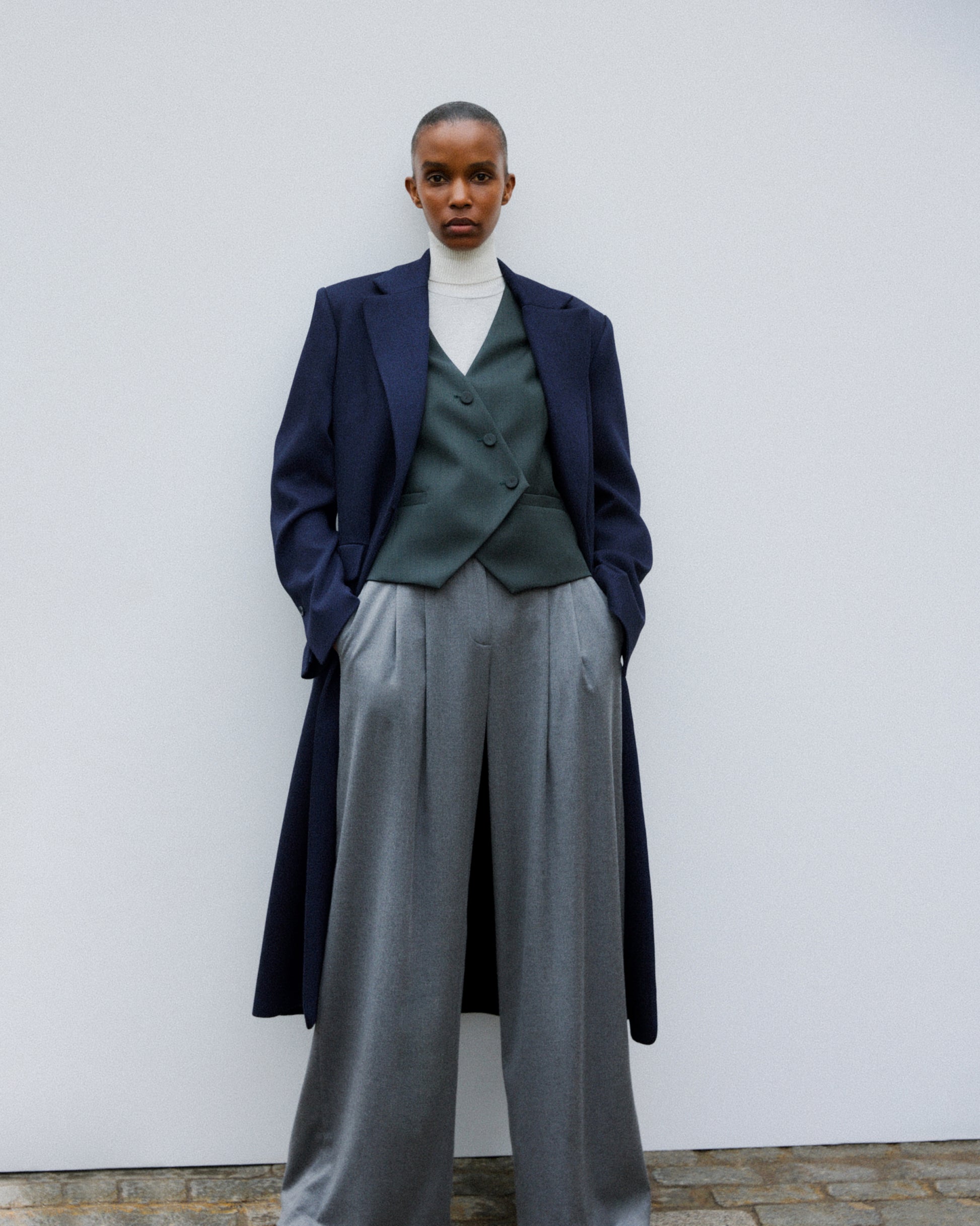 TWP Midnight Mattie Coat in Wool Twill view 7