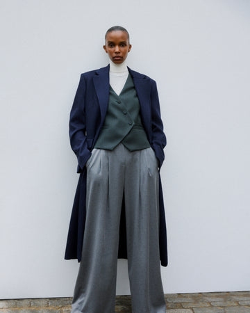 TWP Midnight Mattie Coat in Wool Twill view 1