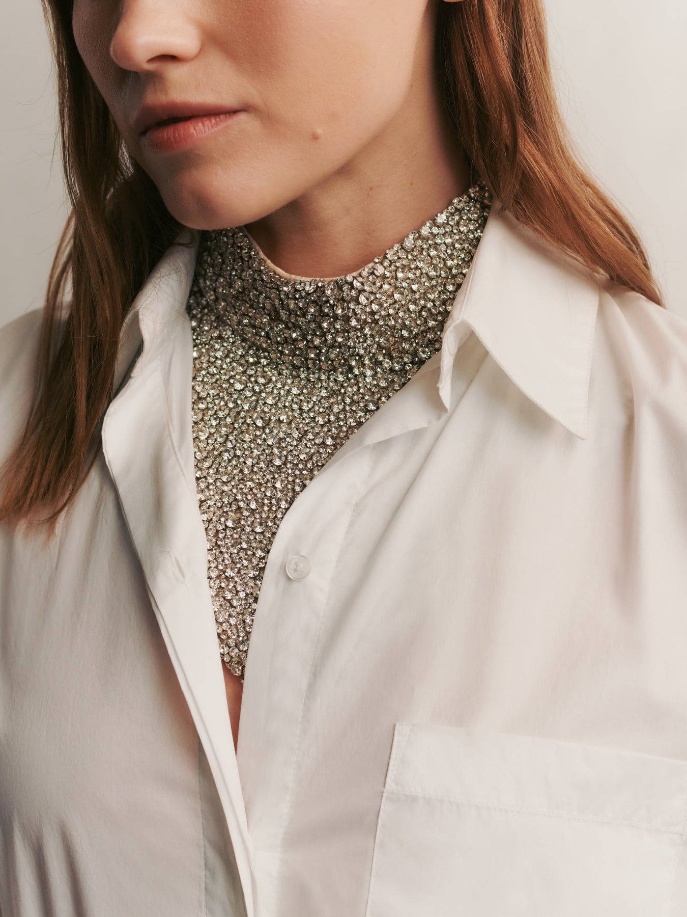 TWP Crystal/ivory Crystal Collar view 2