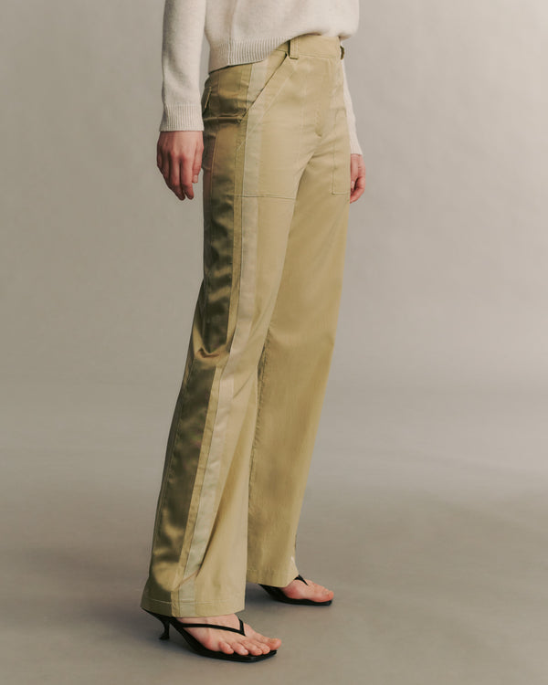 TWP Sage Izzy Pant in Stretch Cotton Poplin view 4