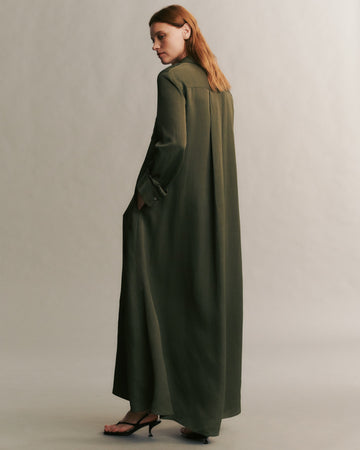 TWP Ivy Jennys Gown in coated viscose linen view 5