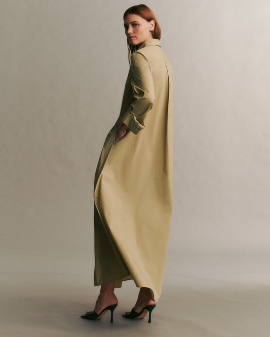 TWP Sage Jennys Gown in Stretch Cotton Poplin view 4