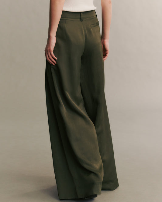 TWP Ivy Didi Pant in Coated Viscose Linen view 7