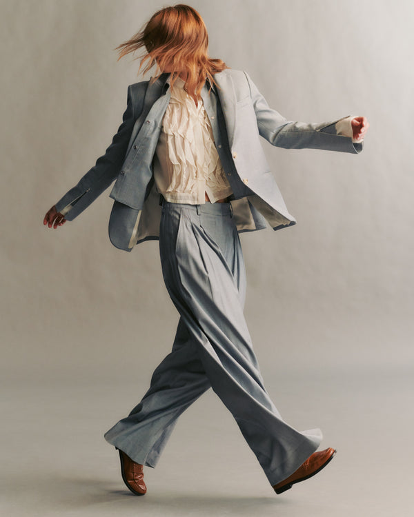 TWP Ivory Test - Patti shirt in crinkled silk cotton voile ...(Hidden from users) view 2